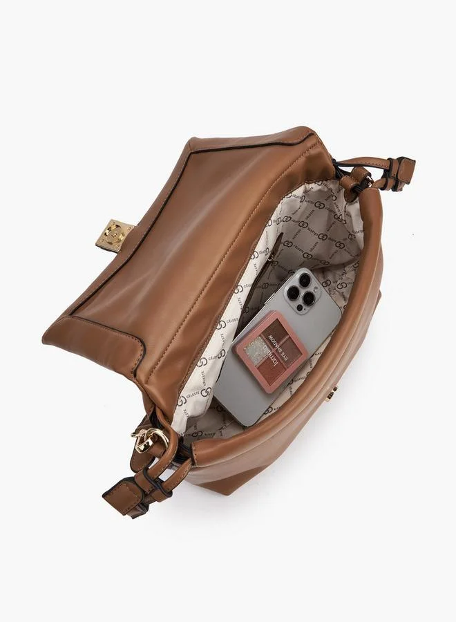 سيليست Solid Crossbody Bag with Detachable Strap